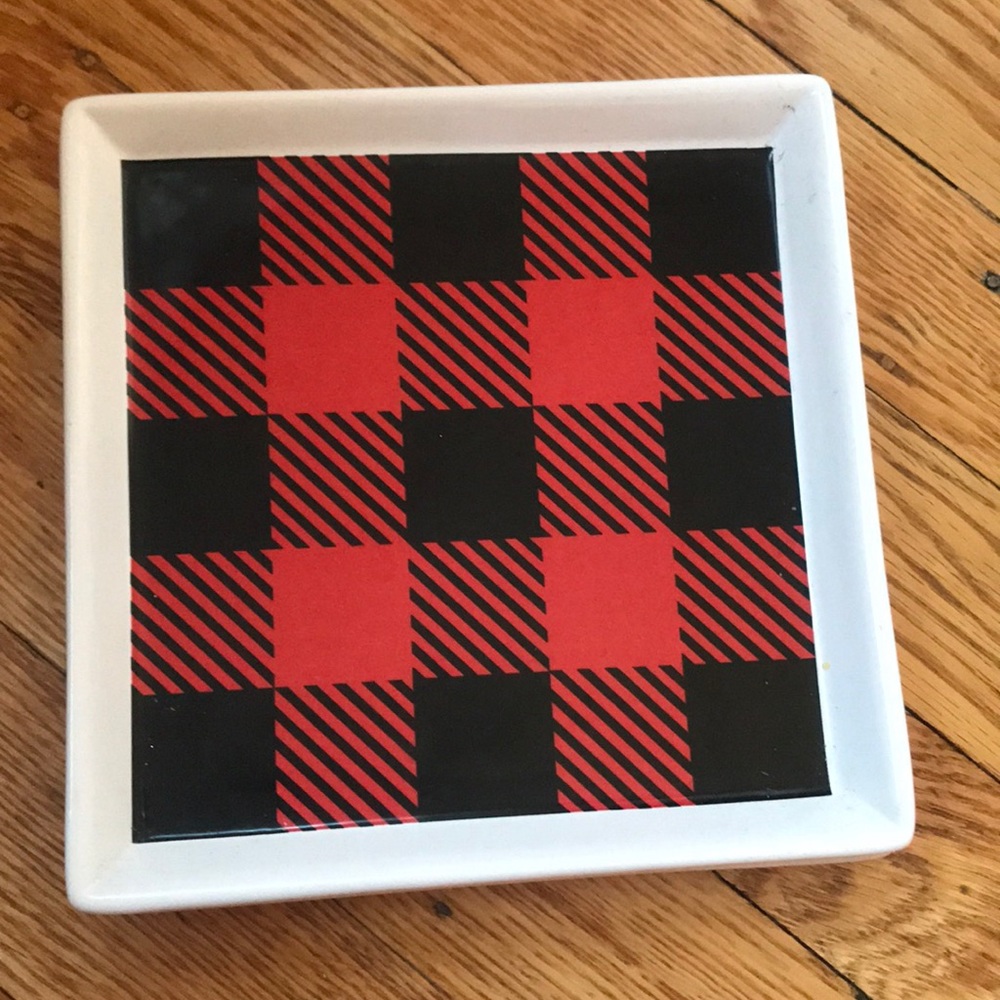 Set of 2 square dishes